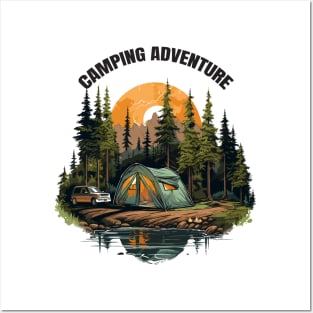 Camping Adventure Posters and Art